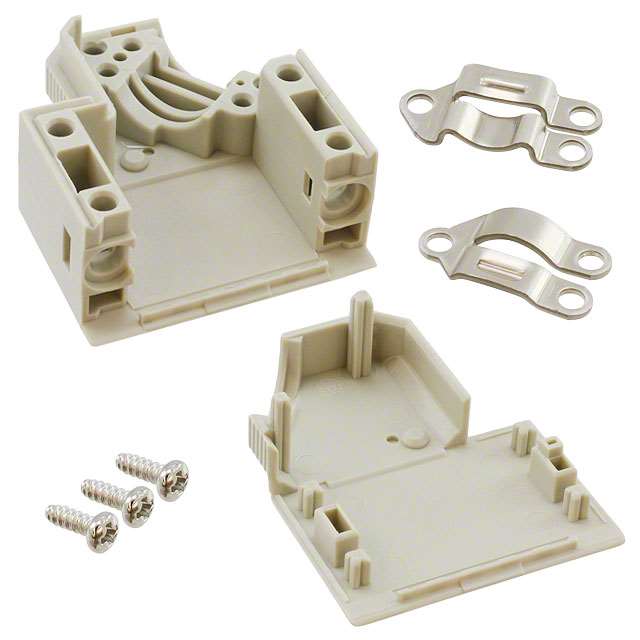 1-1393738-0 TE Connectivity AMP Connectors  Capots de connecteurs D-Sub en forme de D