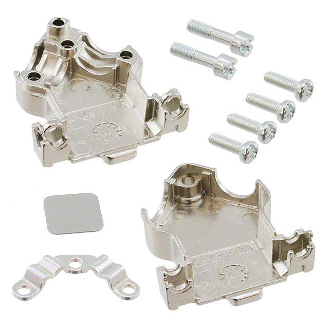 1534805-1 TE Connectivity AMP Connectors  Capots de connecteurs D-Sub en forme de D