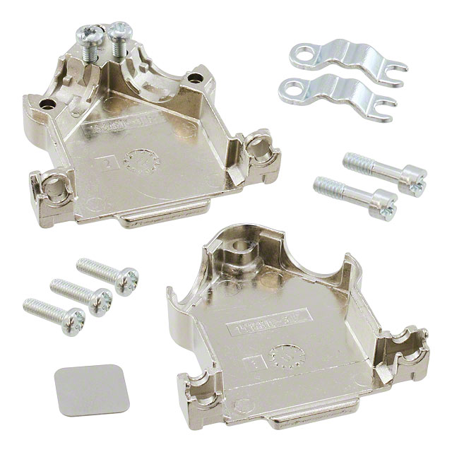 1534807-1 TE Connectivity AMP Connectors  Capots de connecteurs D-Sub en forme de D