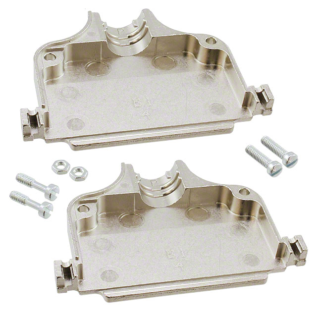 745174-2 TE Connectivity AMP Connectors  Capots de connecteurs D-Sub en forme de D