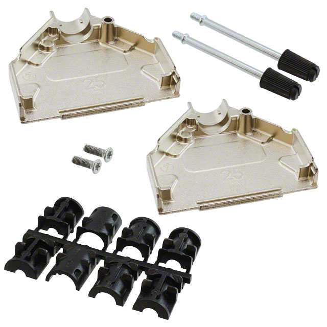 5-1478762-3 TE Connectivity AMP Connectors  Carcasas traseras para conectores D-Sub en forma de D