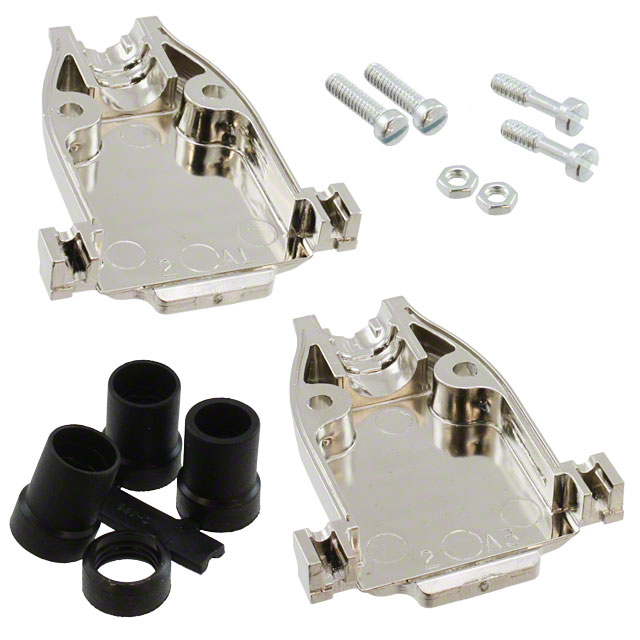 5748677-2 TE Connectivity AMP Connectors  Capots de connecteurs D-Sub en forme de D