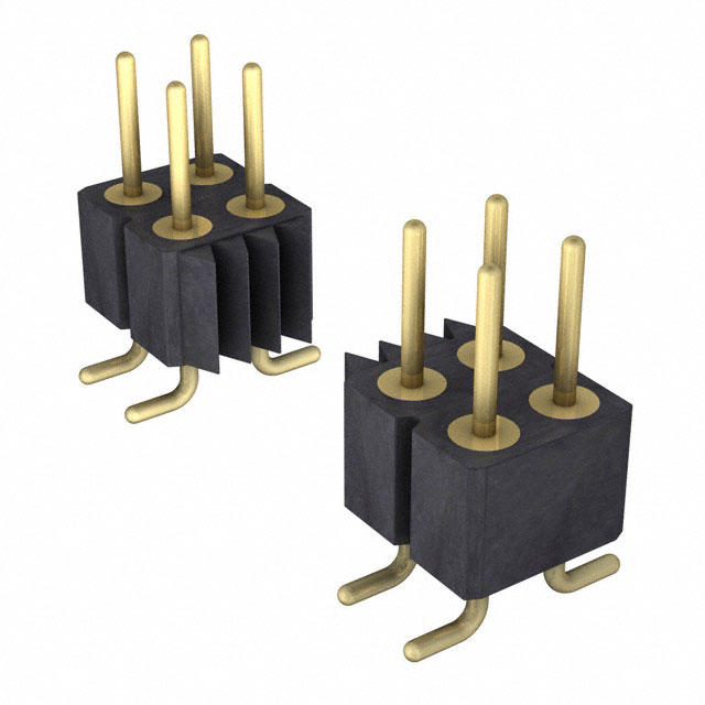 832-10-076-30-001101 Preci-Dip  Headers Male Pins