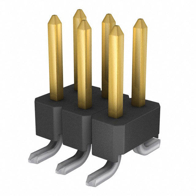 961206-6300-AR-TP 3M  Embases à broches mâles