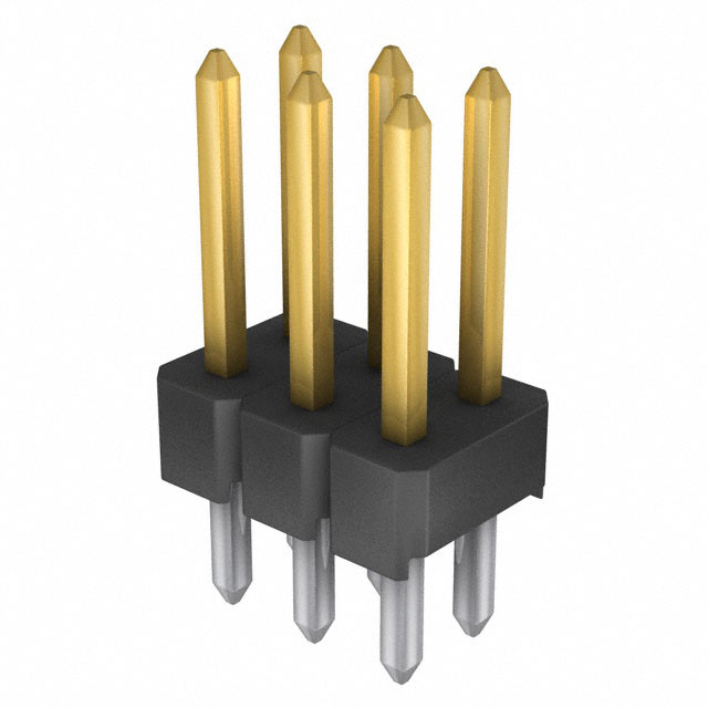 961206-6804-AR 3M  Headers Male Pins