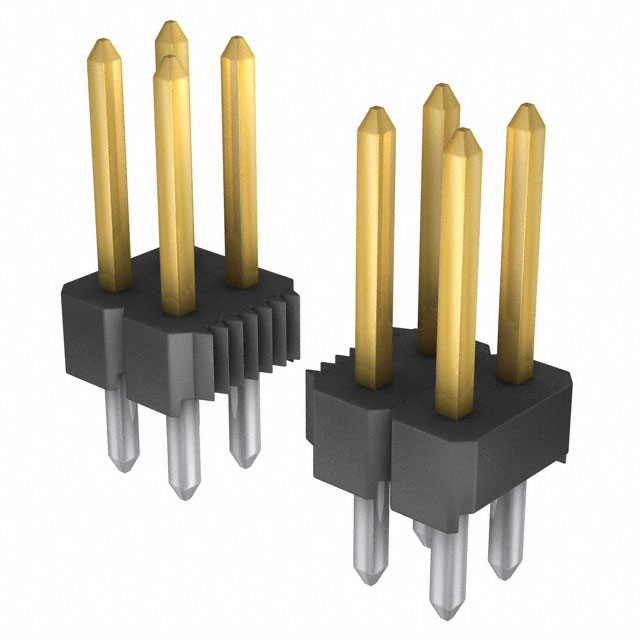 961262-6804-AR 3M  Embases à broches mâles