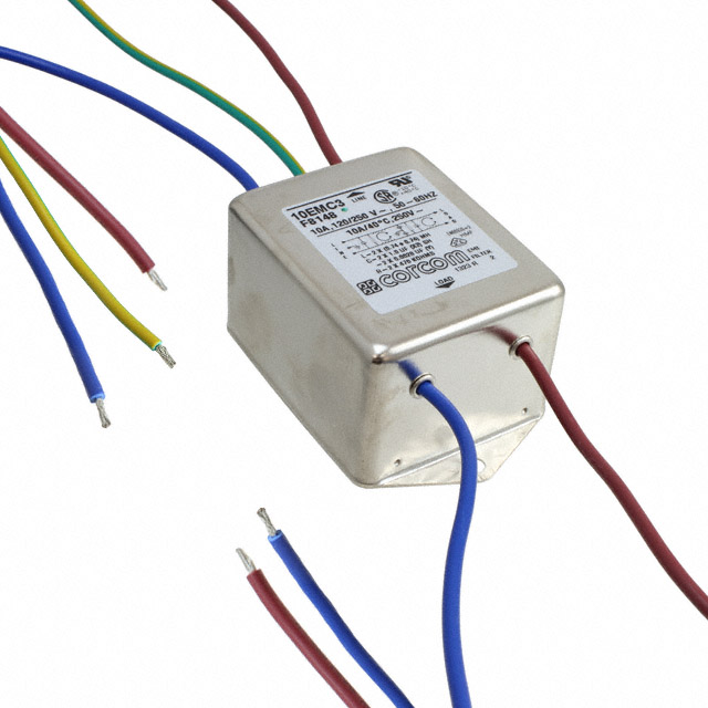 10EMC3 TE Connectivity Corcom Filters  Moduli di filtro di linea di alimentazione
