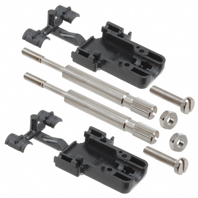 737426-1 TE Connectivity AMP Connectors  Capots de connecteurs D-Sub en forme de D