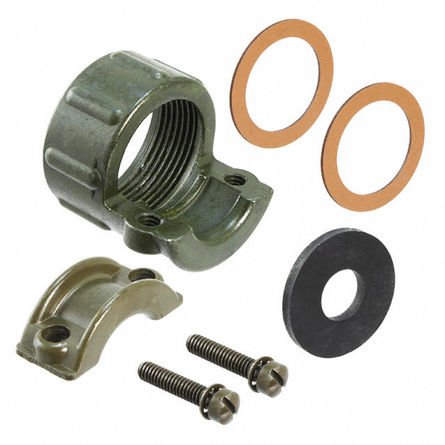 97-3057-10 Amphenol Industrial Operations  Carcasas traseras y abrazaderas de cables