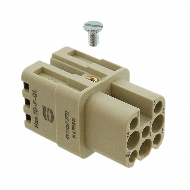 09210072732 HARTING  Moduli di inserti per connettori per impieghi gravosi