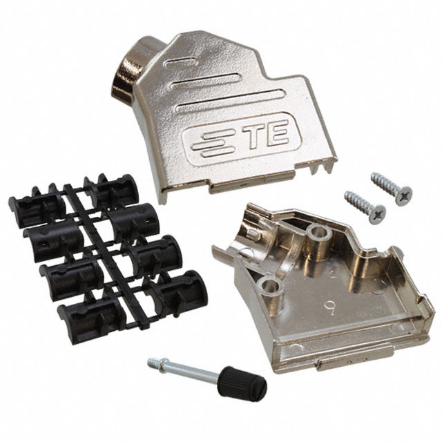 2198618-9 TE Connectivity AMP Connectors  Capots de connecteurs D-Sub en forme de D