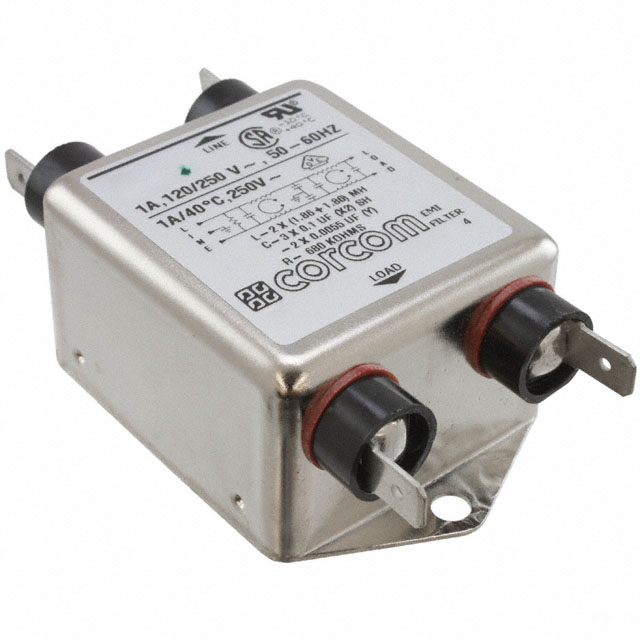 1VR1 TE Connectivity Corcom Filters  Modules de filtrage de ligne électrique