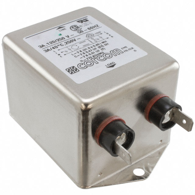 6609049-1 TE Connectivity Corcom Filters  Modules de filtrage de ligne électrique