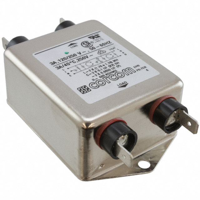 3VR1 TE Connectivity Corcom Filters  Netzfiltermodule