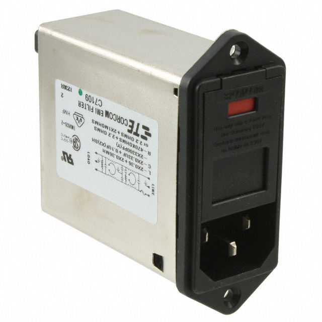 PM000SMXE TE Connectivity Corcom Filters  Modules d'entrée d'alimentation (PEM)