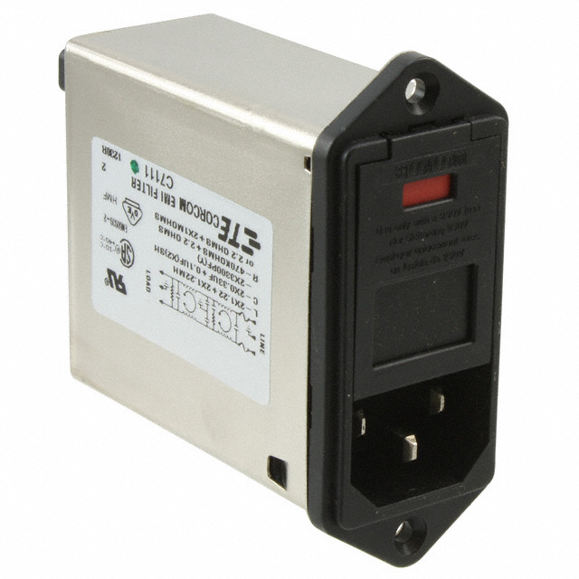 PM000DM6E TE Connectivity Corcom Filters  Modules d'entrée d'alimentation (PEM)