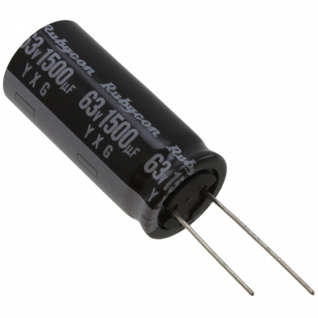 63YXG1500MEFC18X40 Rubycon  Condensadores electrolíticos de aluminio