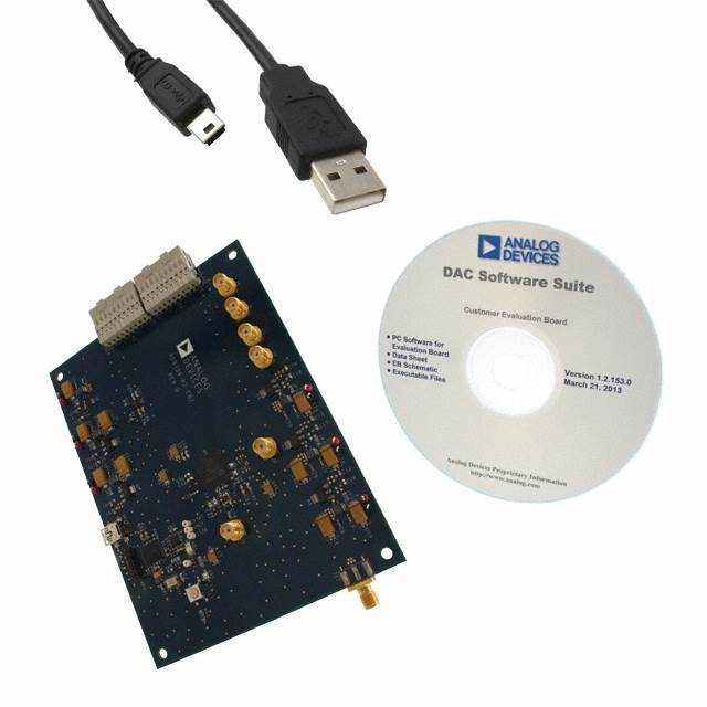 AD9739-R2-EBZ Analog Devices Inc.  Cartes d'évaluation des convertisseurs numériques-analogiques (DAC)