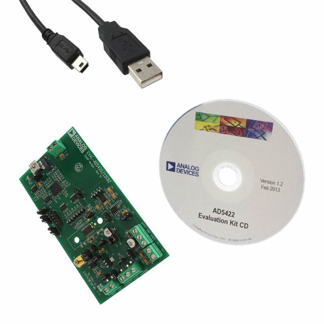 EVAL-AD5422EBZ Analog Devices Inc.  Cartes d'évaluation des convertisseurs numériques-analogiques (DAC)