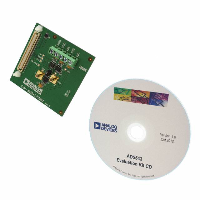 EVAL-AD5543SDZ Analog Devices Inc.  Cartes d'évaluation des convertisseurs numériques-analogiques (DAC)