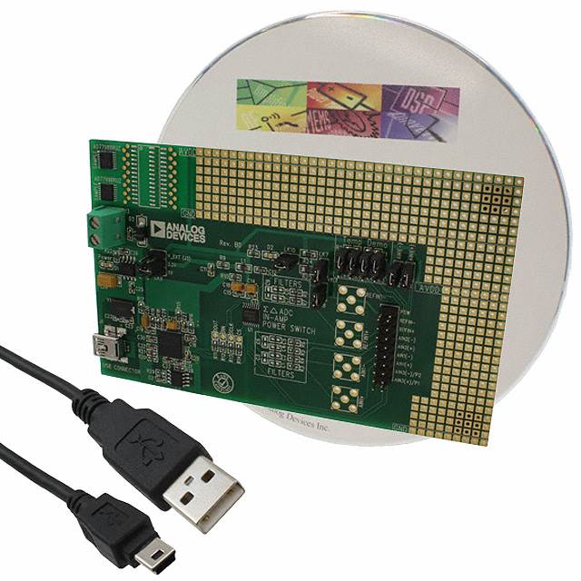 EVAL-AD7798EBZ Analog Devices Inc.  Cartes d'évaluation des convertisseurs analogique-numérique (CAN)