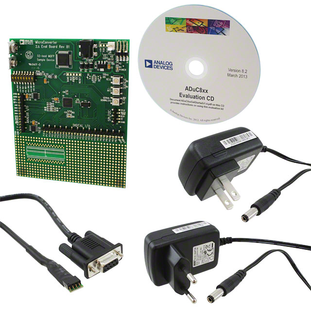 EVAL-ADUC834QSZ Analog Devices Inc.  Cartes d'évaluation DSP MCU intégrées