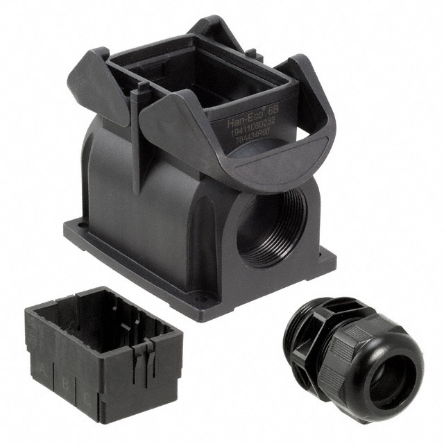 19411060232 HARTING  Carcasas de conectores de alta resistencia, bases y cubiertas