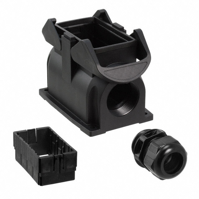 19411100232 HARTING  Carcasas de conectores de alta resistencia, bases y cubiertas