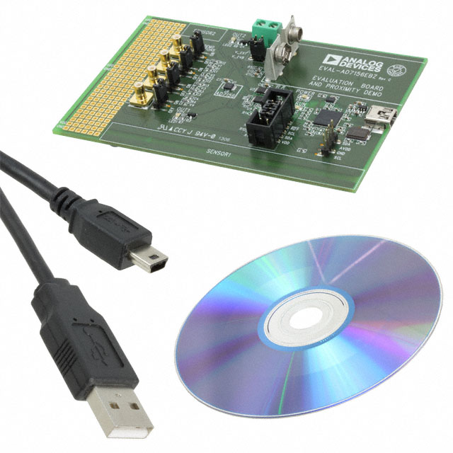 EVAL-AD7156EBZ Analog Devices Inc.  Cartes d'évaluation de capteurs