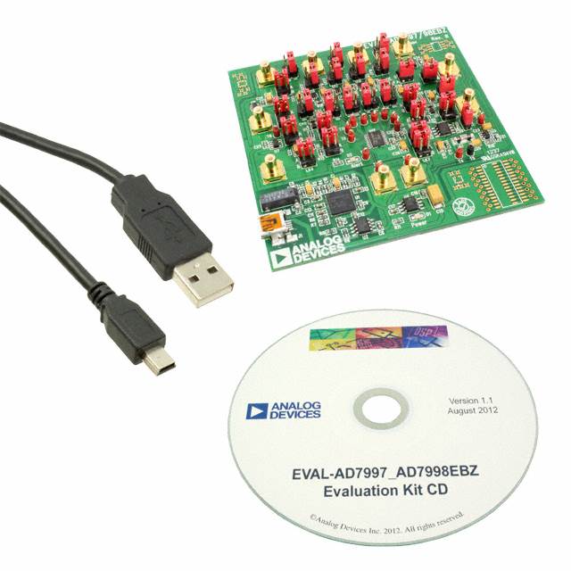 EVAL-AD7998EBZ Analog Devices Inc.  Cartes d'évaluation des convertisseurs analogique-numérique (CAN)
