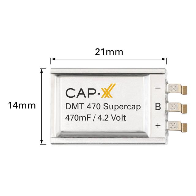 DMT334R2S474M3DTA0 CAP-XX Ltd Supercapacitors  Folienkondensatoren