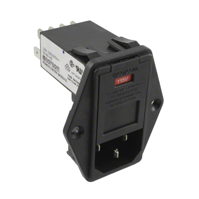 6609960-2 TE Connectivity Corcom Filters  Moduli di ingresso alimentazione (PEM)