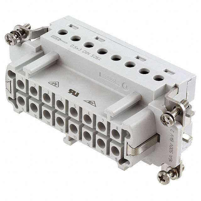 1-1103639-1 TE Connectivity AMP Connectors  Moduli di inserti per connettori per impieghi gravosi