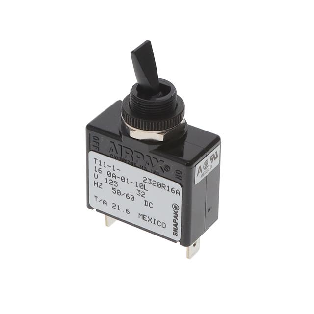 T11-1-16.0A-01-10L Sensata-Airpax Disjoncteurs