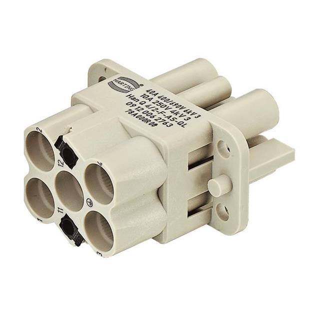 09120062763 HARTING  Moduli di inserti per connettori per impieghi gravosi