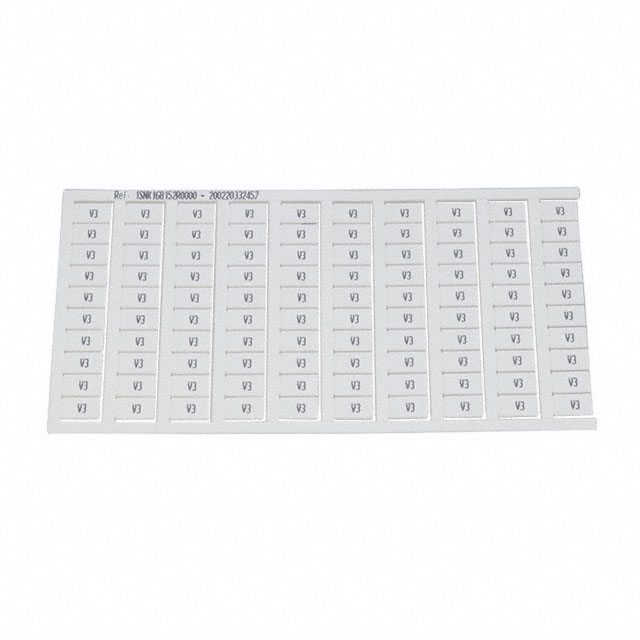 1SNK168152R0000 TE Connectivity ENTRELEC  Bandes de marquage pour borniers