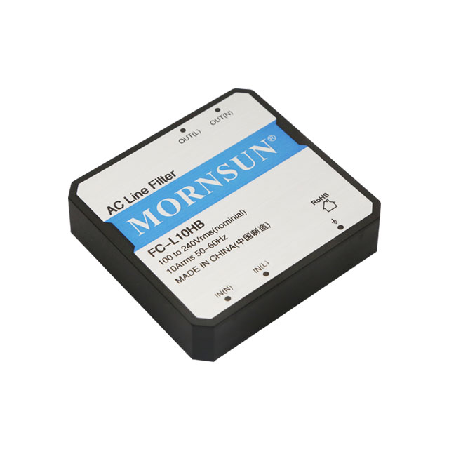 FC-L10HB Mornsun America, LLC  Power Line Filter Modules