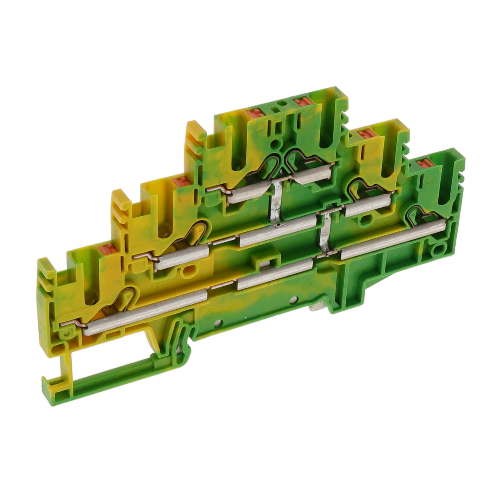 PIKD 2,5/SV/PE GNYE Conta-Clip, Inc.  DIN-Schienenkanal