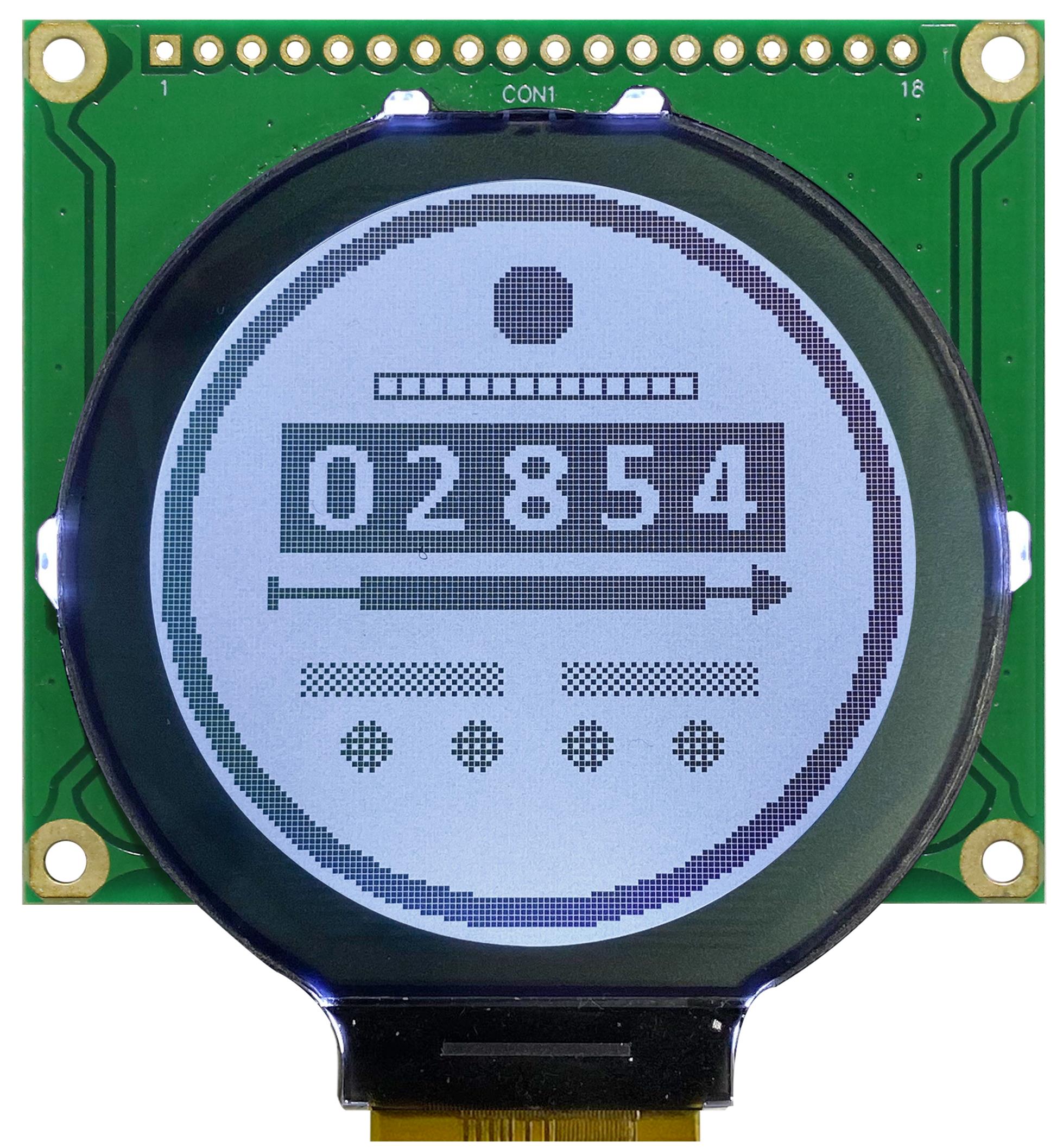 MD128128A6W-FPTLW Midas Displays  Écran LCD OLED graphique