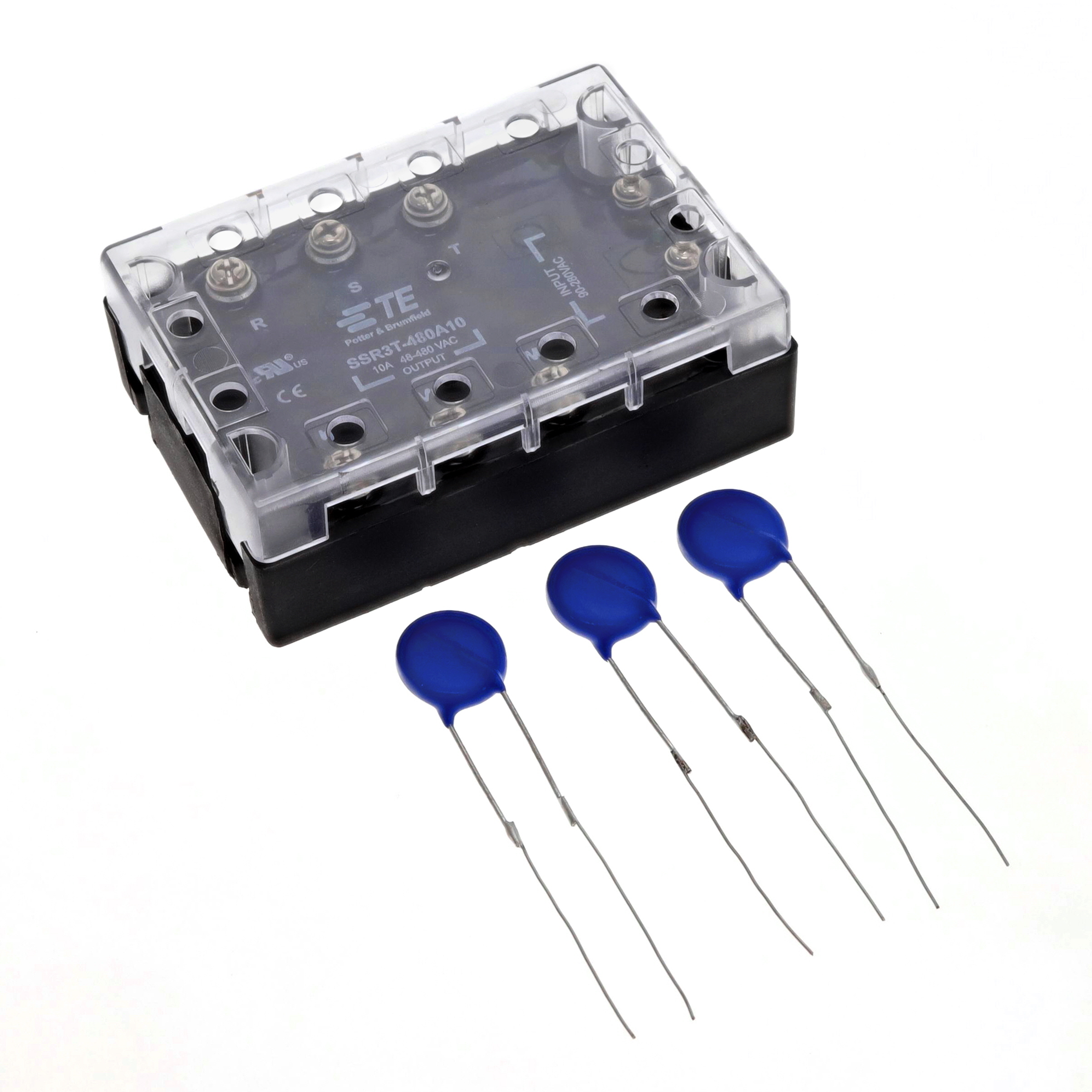 SSR3T-480A10 TE Connectivity Potter & Brumfield Relays  Solid State Relays