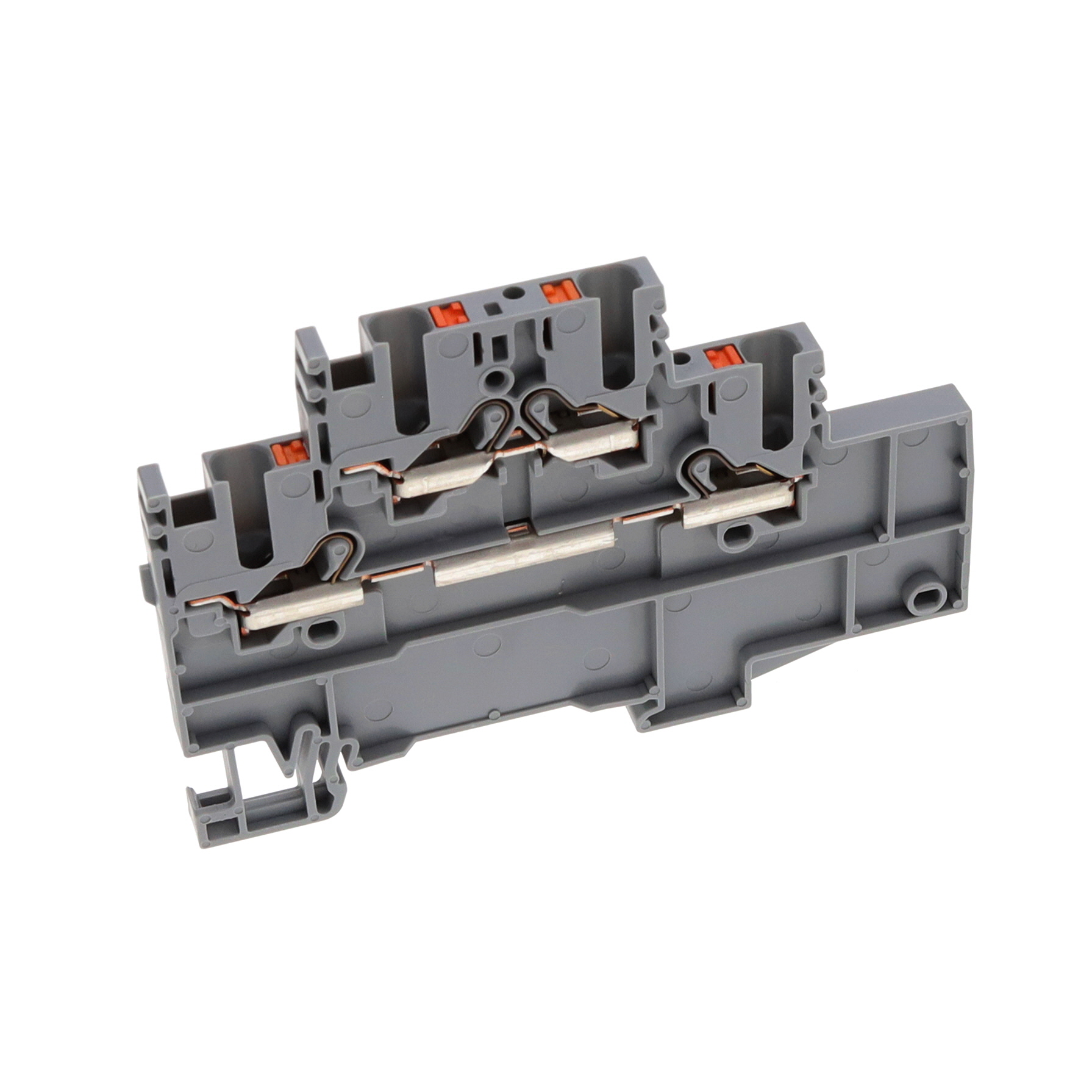 PIKD 2,5/1/L/L GR Conta-Clip, Inc.  Din Rail Channel