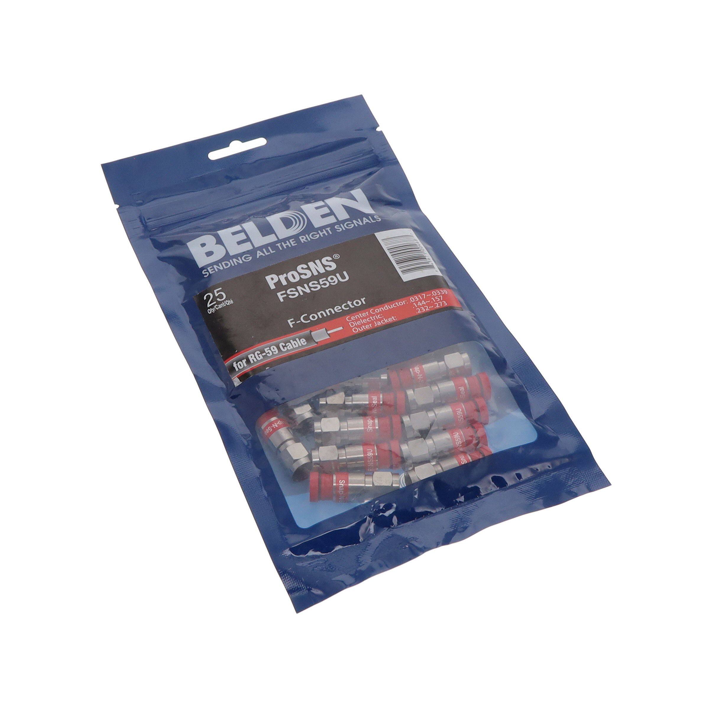 FSNS59U-25 Belden Inc.  Assemblages de connecteurs coaxiaux (RF)