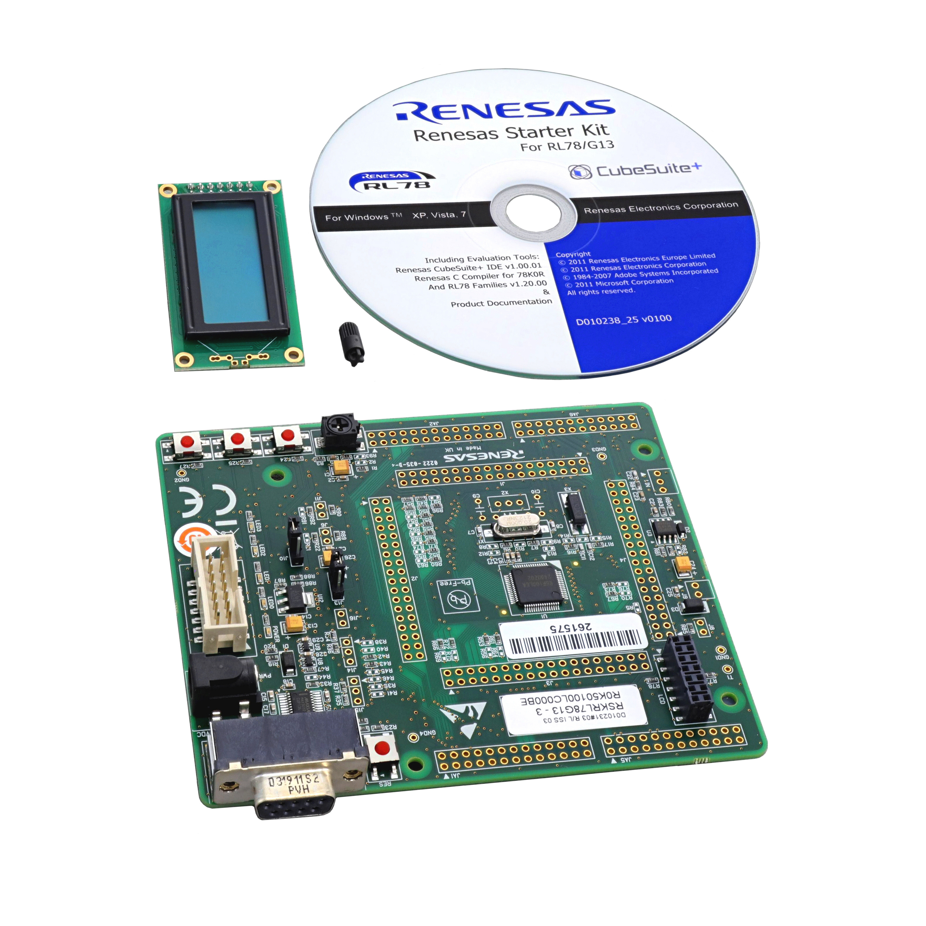 R0K50100LS900BE Renesas Electronics Corporation  Cartes d'évaluation DSP MCU intégrées