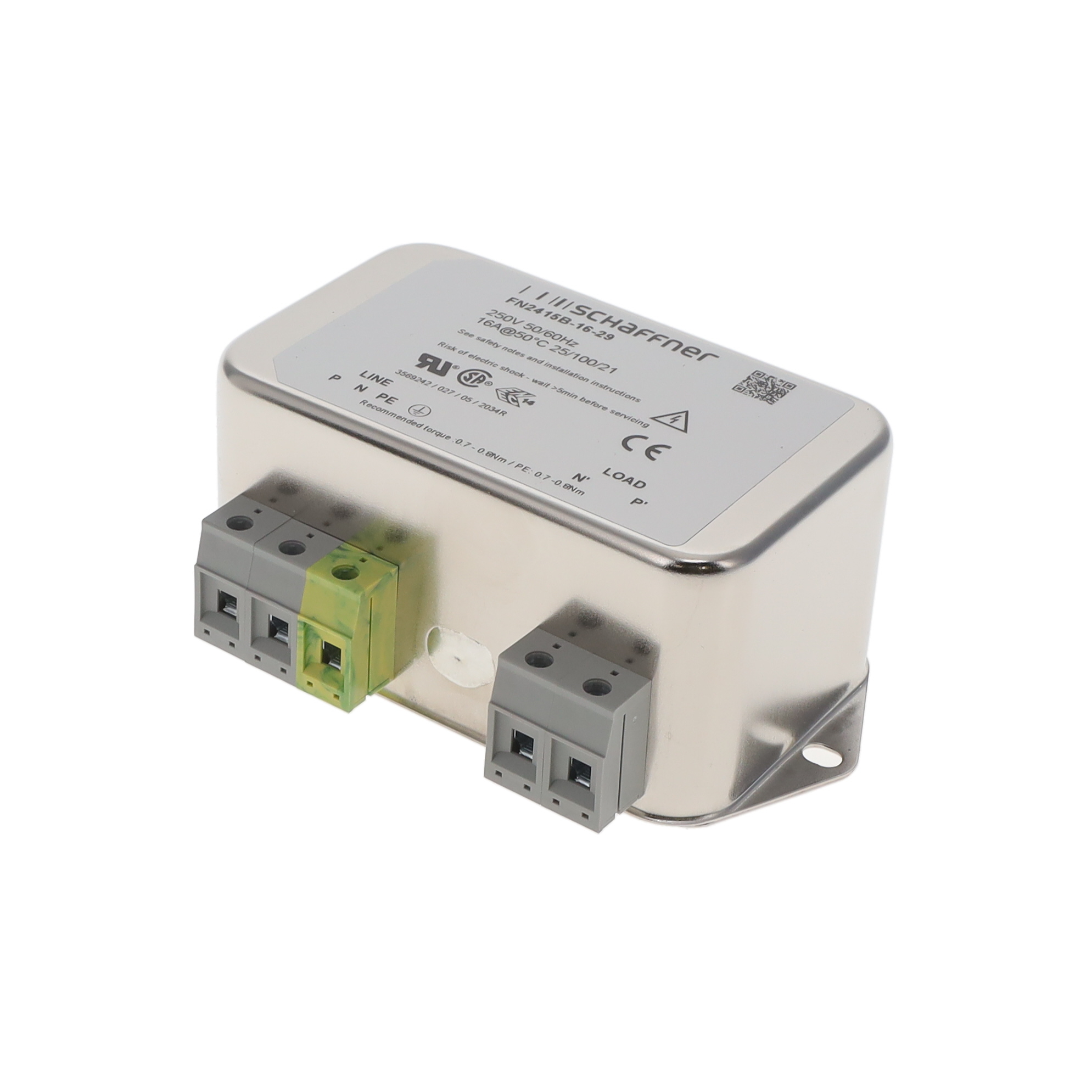 FN2415B-16-29 Schaffner EMC Inc.  Moduli di filtro di linea di alimentazione