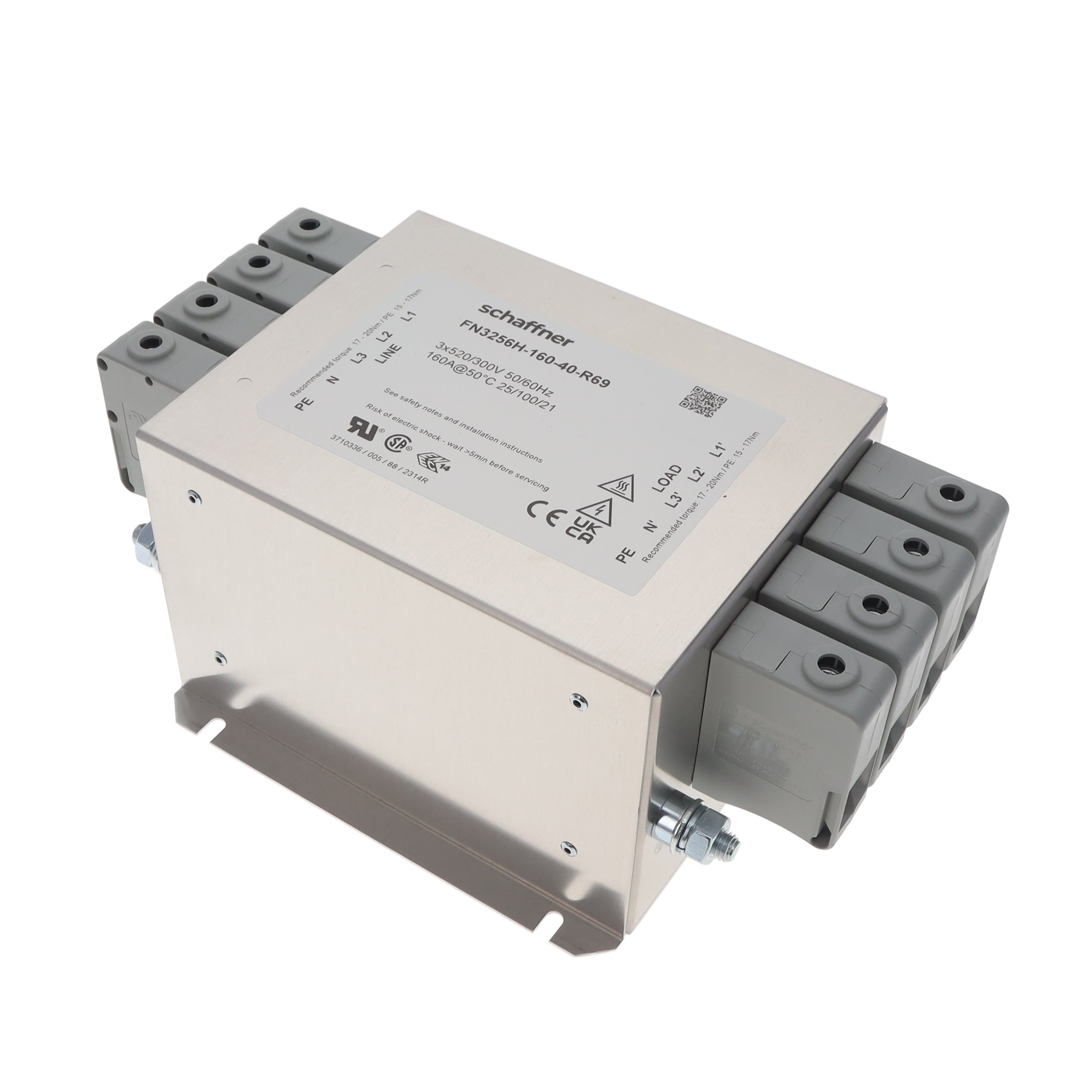 FN3256H-160-40-R69 Schaffner EMC Inc.  Modules de filtrage de ligne électrique