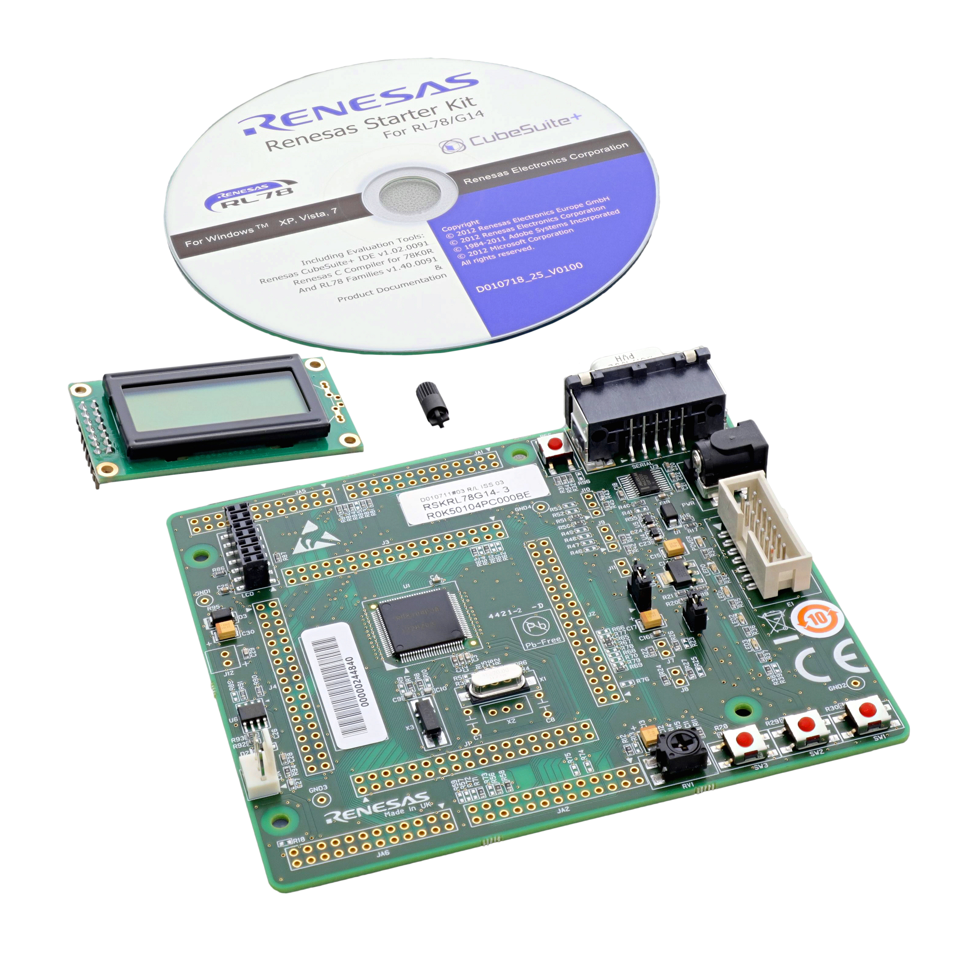 R0K50104PS900BE Renesas Electronics Corporation  Cartes d'évaluation DSP MCU intégrées