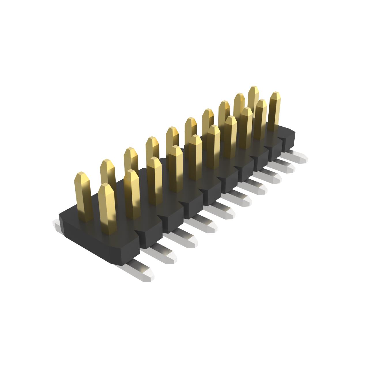 10166143-00020C1LF Amphenol ICC (FCI)  Headers Male Pins