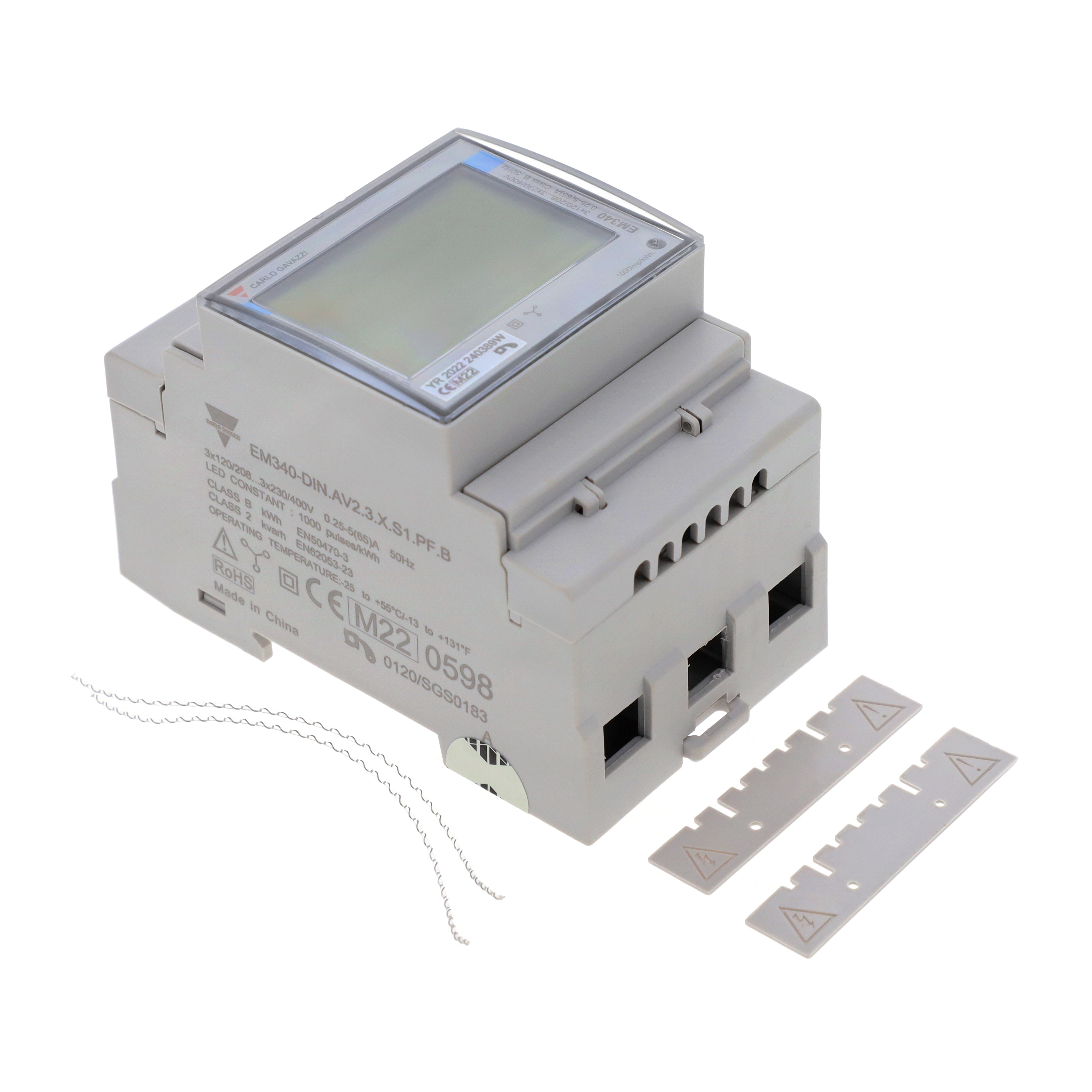 EM340DINAV23XS1PFB Carlo Gavazzi Inc. Compteurs