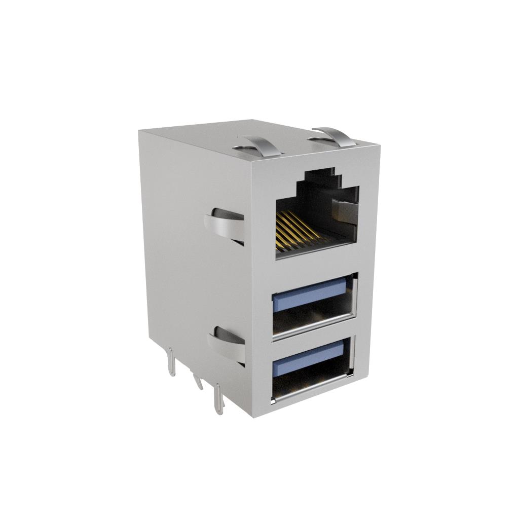 RJE361883305 Amphenol ICC (Commercial Products)  Modular Connector Jacks