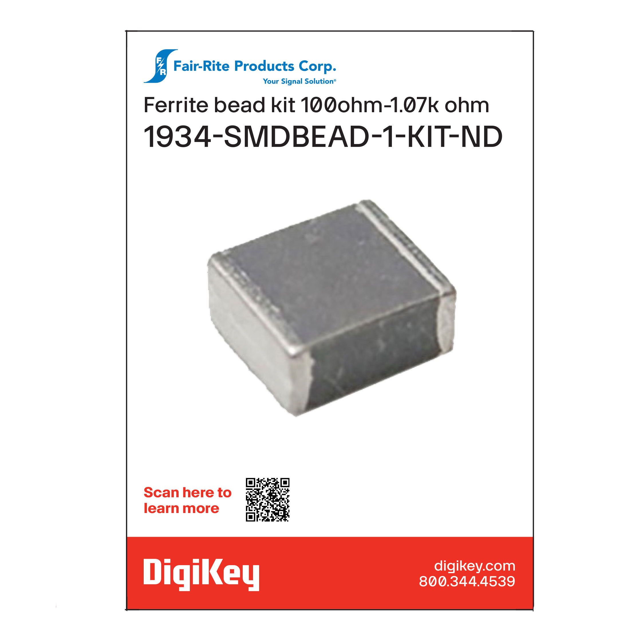 SMDBEAD-1 Fair-Rite Products Corp.  Ferritperlen und -chips